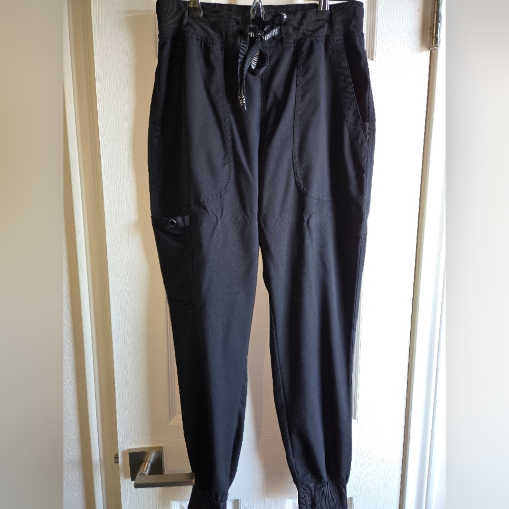Med Couture Black Jogger Scrub Pants
